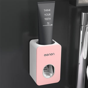 Magnetic Adsorption Toothbrush Holder Inverted Cup Wall Mount Bathroom Cleanser Storage Rack Bathroom Accessories Set